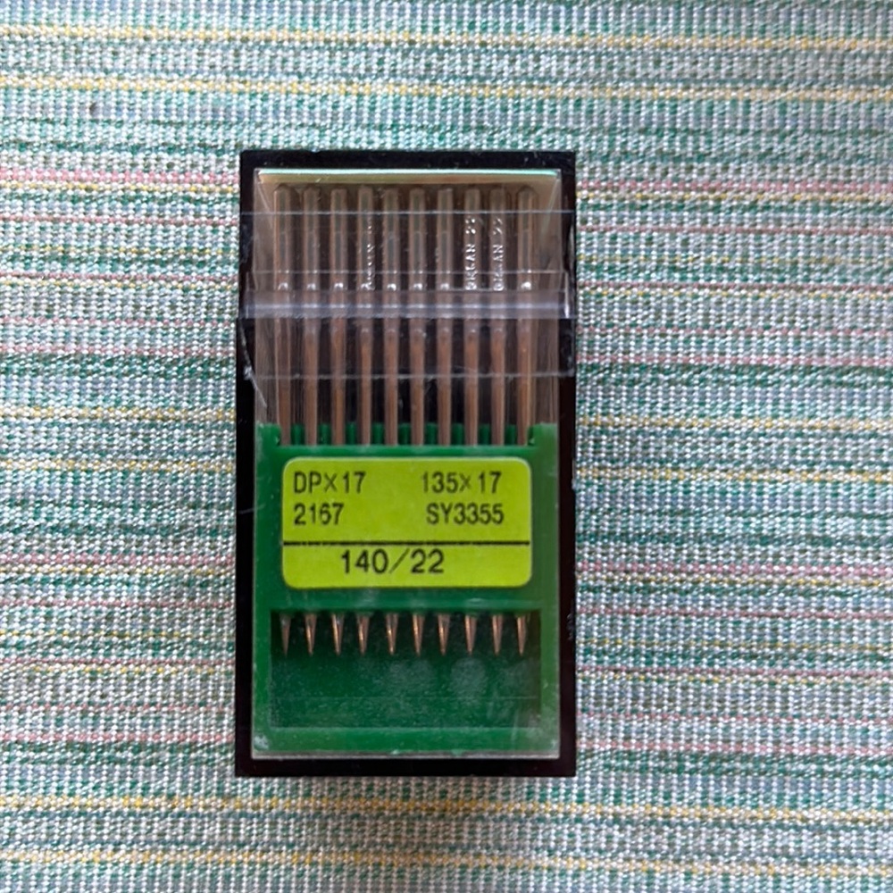 Pack of 100 size 140/22 Organ industrial sewing needles! Brand new!
